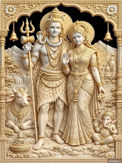 GOD 079 - 3D relief for CNC carving