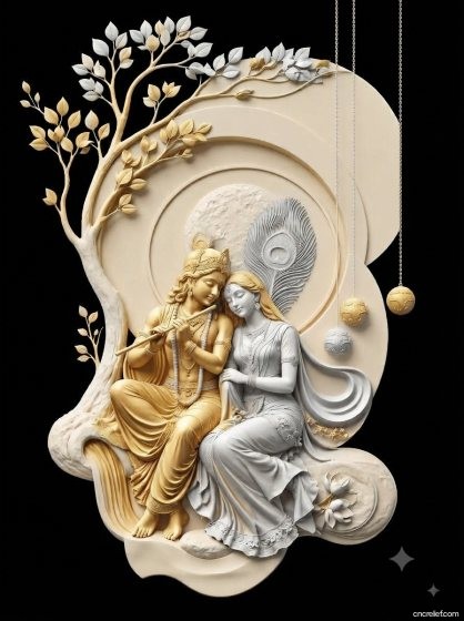 GOD 081 - 3D relief for CNC carving