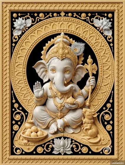 GOD 155 - 3D relief for CNC carving
