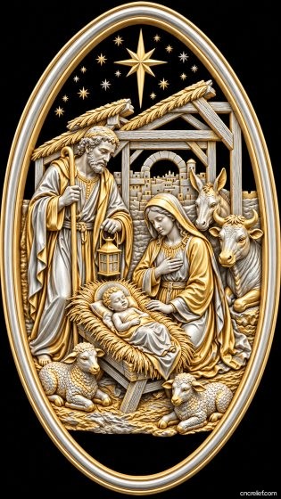 Christianity 108 - 3D relief for CNC carving