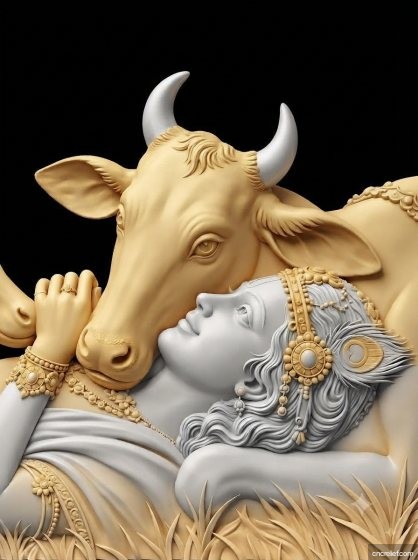 GOD 055 - 3D relief for CNC carving