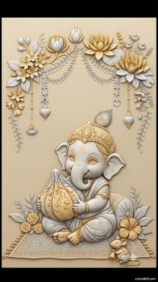 GOD 139 - 3D relief for CNC carving
