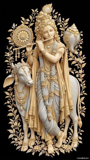 GOD 197 - 3D relief for CNC carving