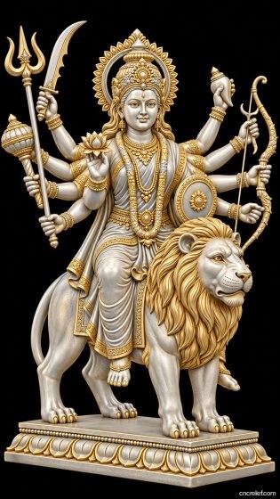 HANUMAN JI 36 - 3D relief for CNC carving
