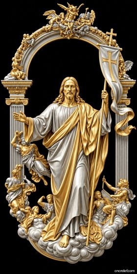 Christianity 180 - 3D relief for CNC carving