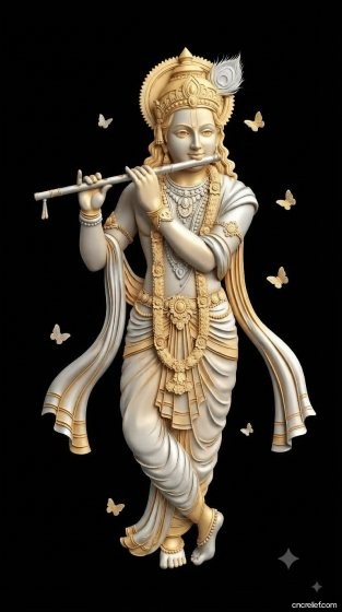 GOD 096 - 3D relief for CNC carving
