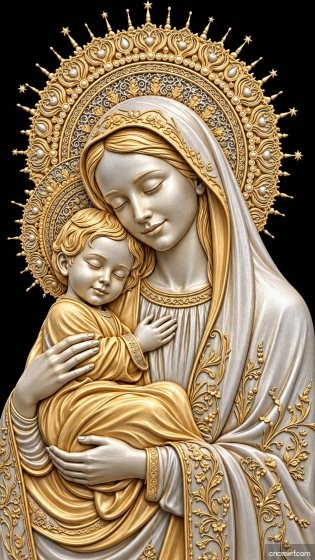 Christianity 120 - 3D relief for CNC carving