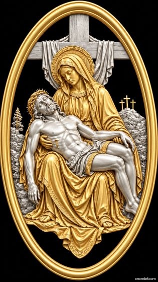 Christianity 177 - 3D relief for CNC carving