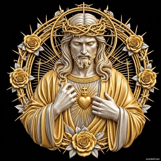 Christianity 092 - 3D relief for CNC carving
