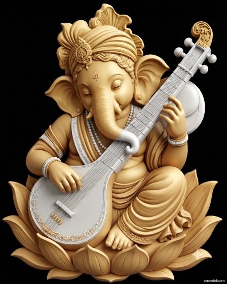 GOD 162 - 3D relief for CNC carving
