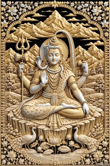 GOD 136 - 3D relief for CNC carving