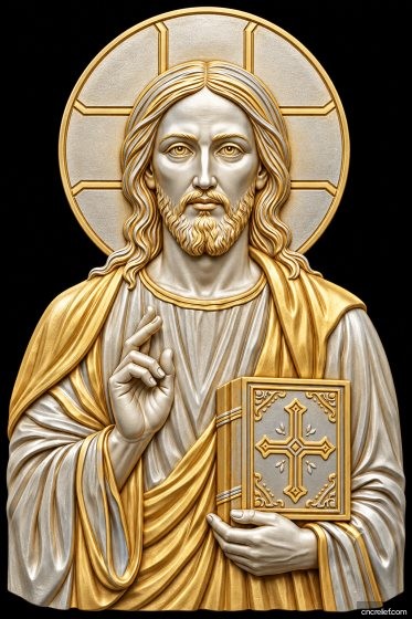Christianity 100 - 3D relief for CNC carving