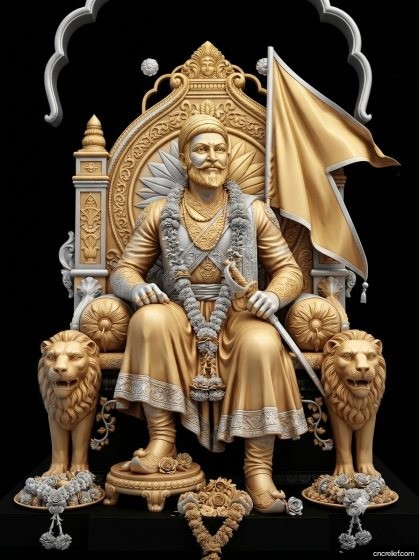 SHIVA JI MAHARAJ 20 - 3D relief for CNC carving