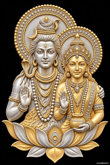 GOD 014 - 3D relief for CNC carving