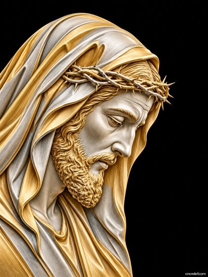 Christianity 133 - 3D relief for CNC carving