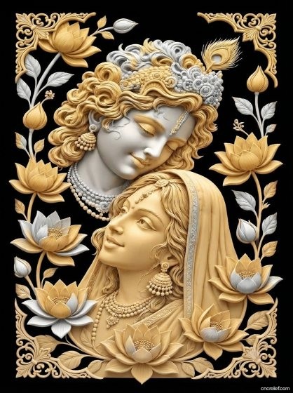 GOD 075 - 3D relief for CNC carving