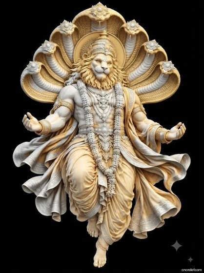 GOD 082 - 3D relief for CNC carving