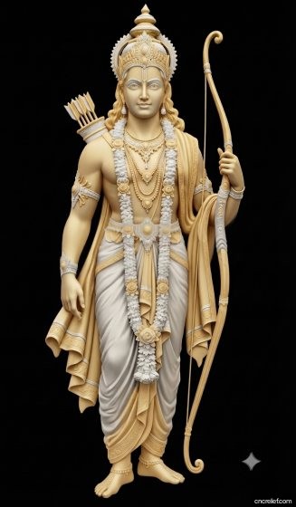 GOD 043 - 3D relief for CNC carving