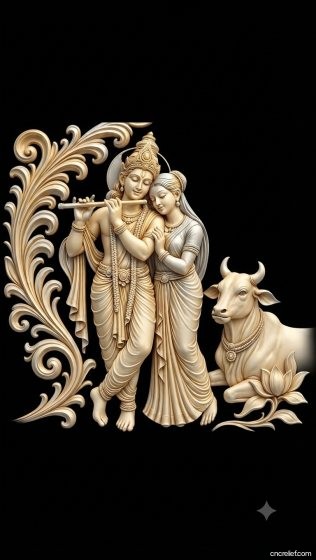 GOD 147 - 3D relief for CNC carving