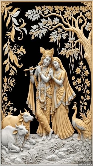 GOD 062 - 3D relief for CNC carving