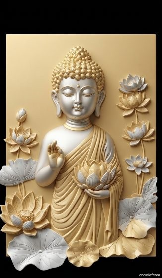 GOD 157 - 3D relief for CNC carving