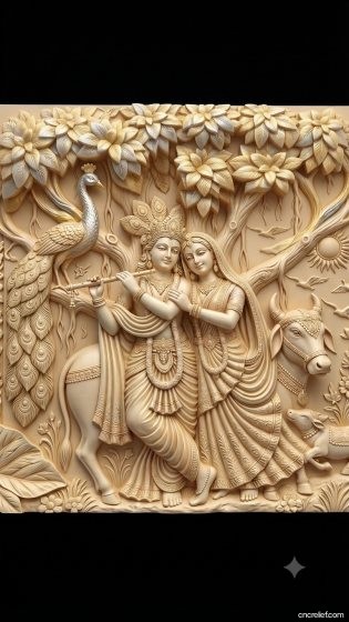 GOD 190 - 3D relief for CNC carving
