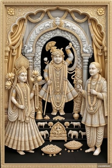 GOD 037 - 3D relief for CNC carving