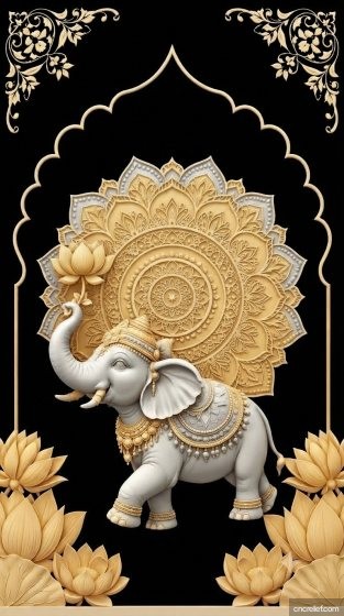 GOD 113 - 3D relief for CNC carving