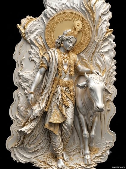 GOD 013 - 3D relief for CNC carving