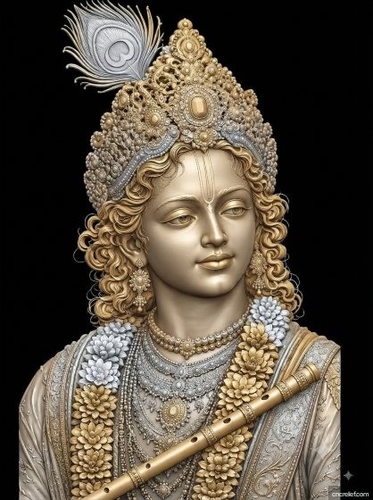 GOD 057 - 3D relief for CNC carving