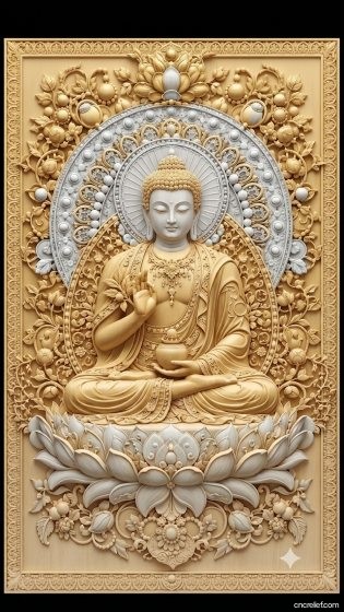 GOD 184 - 3D relief for CNC carving