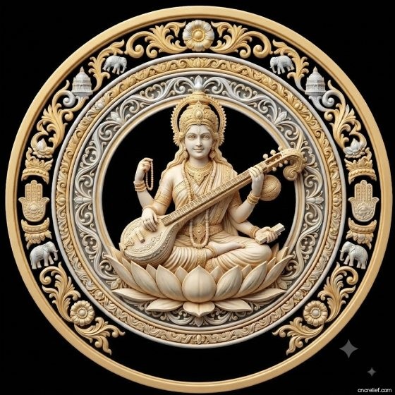 GOD 111 - 3D relief for CNC carving