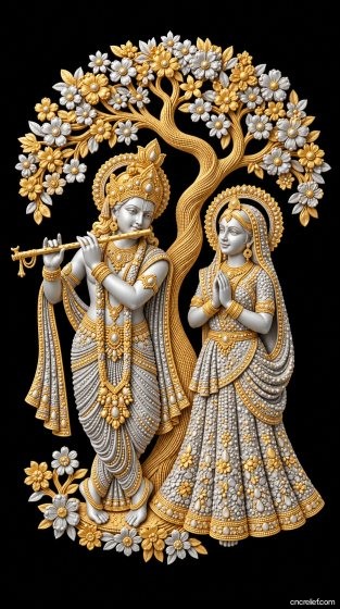 GOD 009 - 3D relief for CNC carving