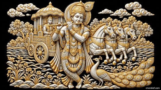 GOD 018 - 3D relief for CNC carving