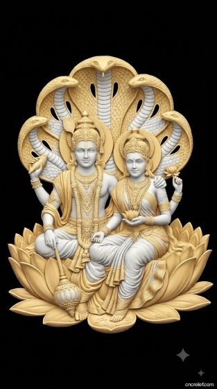 GOD 067 - 3D relief for CNC carving