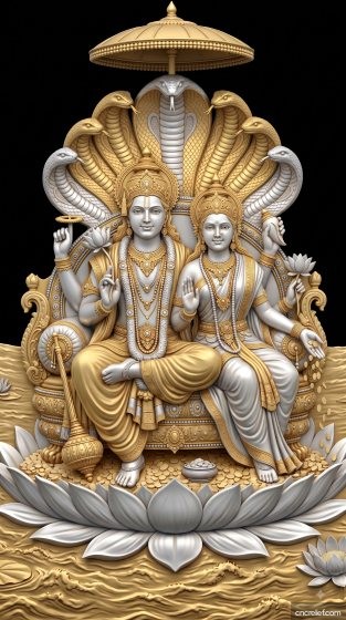 GOD 032 - 3D relief for CNC carving
