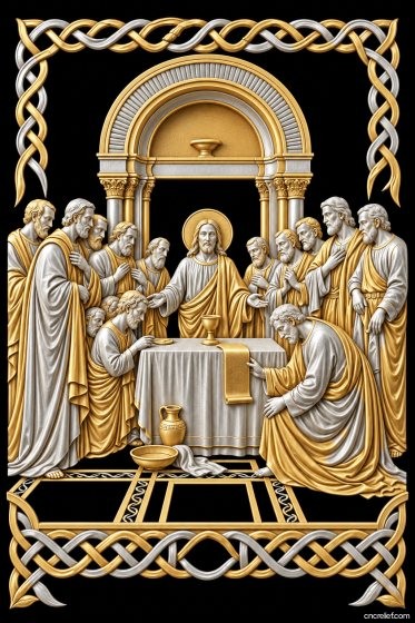 Christianity 096 - 3D relief for CNC carving