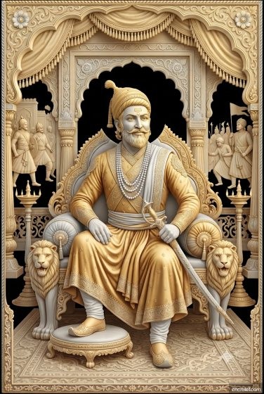 SHIVA JI MAHARAJ 22 - 3D relief for CNC carving
