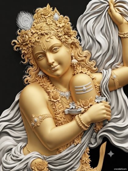 GOD 159 - 3D relief for CNC carving