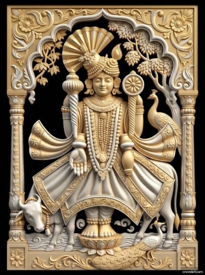 GOD 097 - 3D relief for CNC carving