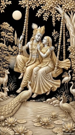 GOD 084 - 3D relief for CNC carving