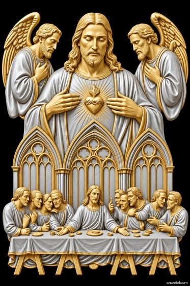 Christianity 154 - 3D relief for CNC carving