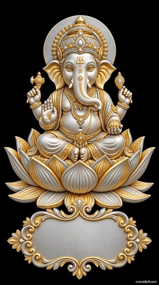 GOD 016 - 3D relief for CNC carving
