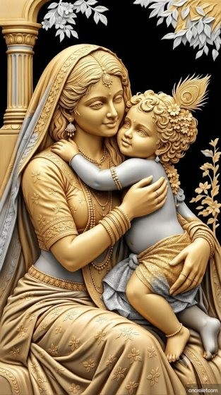 GOD 098 - 3D relief for CNC carving