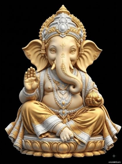 GOD 063 - 3D relief for CNC carving