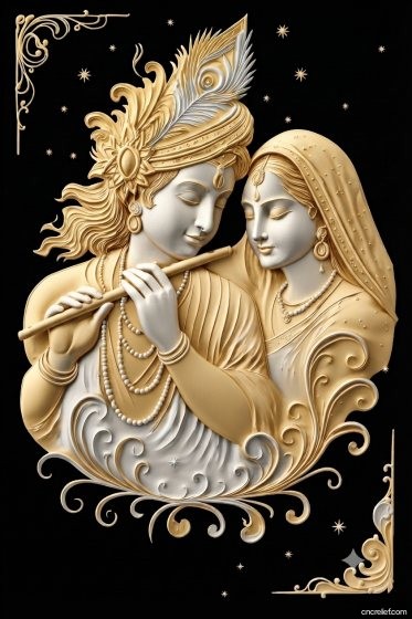 GOD 048 - 3D relief for CNC carving