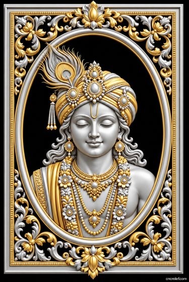 GOD 002 - 3D relief for CNC carving
