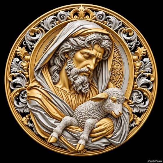 Christianity 166 - 3D relief for CNC carving