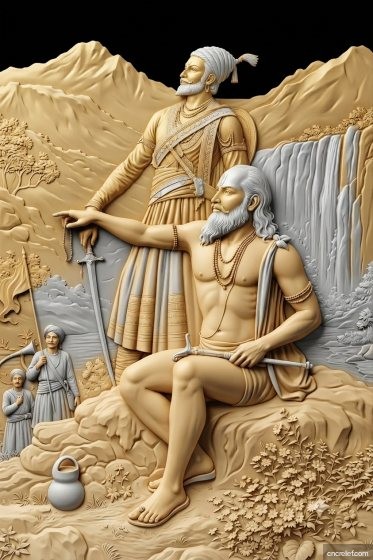SHIVA JI MAHARAJ 23 - 3D relief for CNC carving