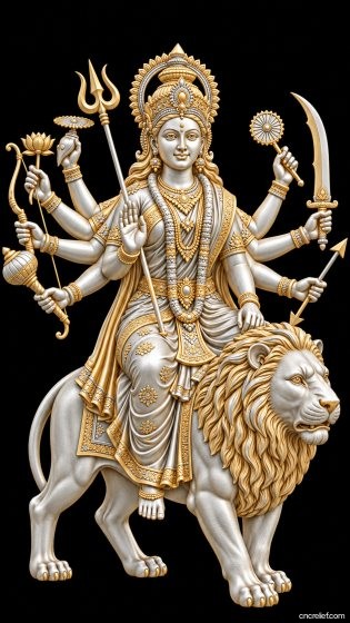 HANUMAN JI 14 - 3D relief for CNC carving